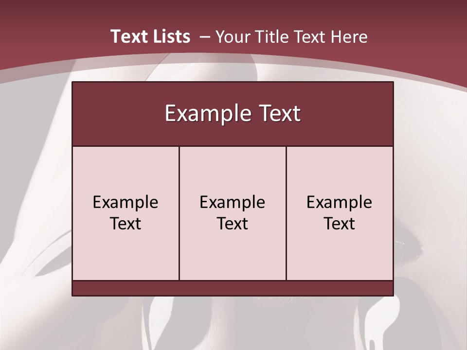 Fur Large Isolated PowerPoint Template