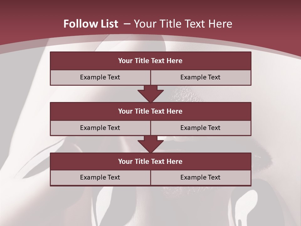 Fur Large Isolated PowerPoint Template
