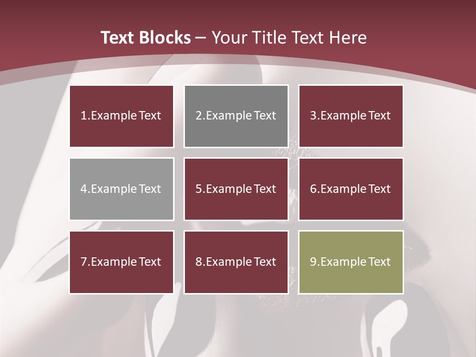 Fur Large Isolated PowerPoint Template