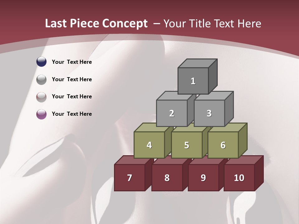 Fur Large Isolated PowerPoint Template