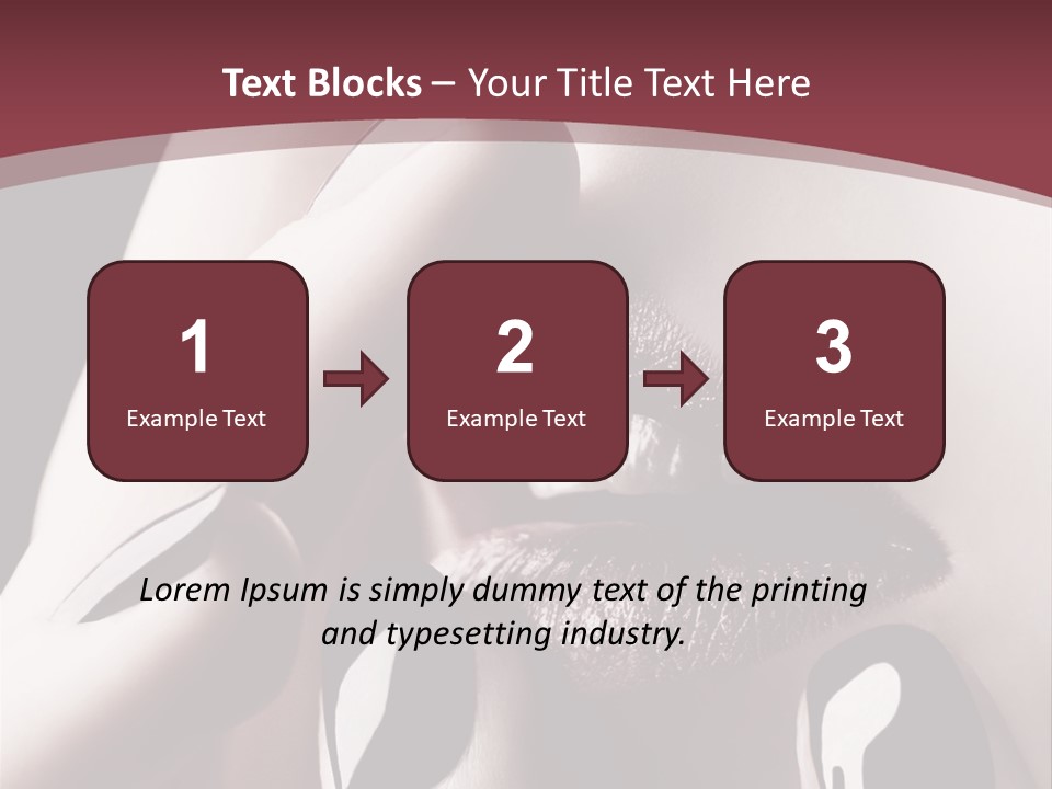 Fur Large Isolated PowerPoint Template