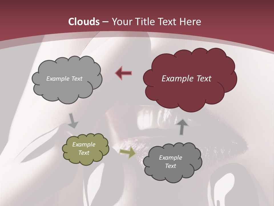 Fur Large Isolated PowerPoint Template