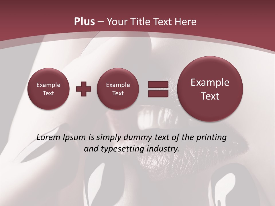 Fur Large Isolated PowerPoint Template