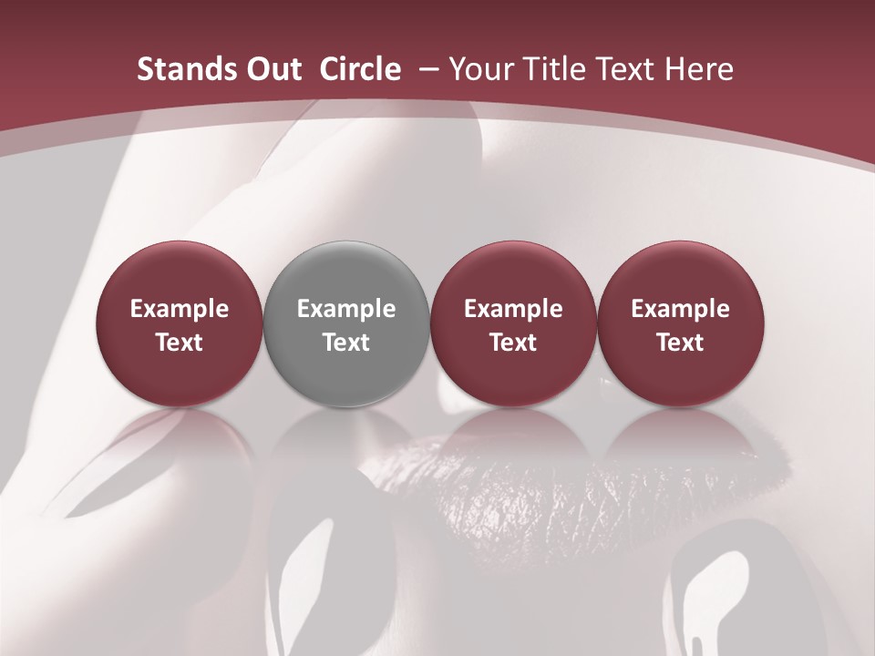 Fur Large Isolated PowerPoint Template