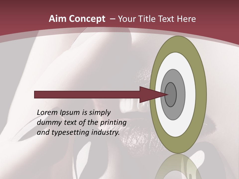 Fur Large Isolated PowerPoint Template