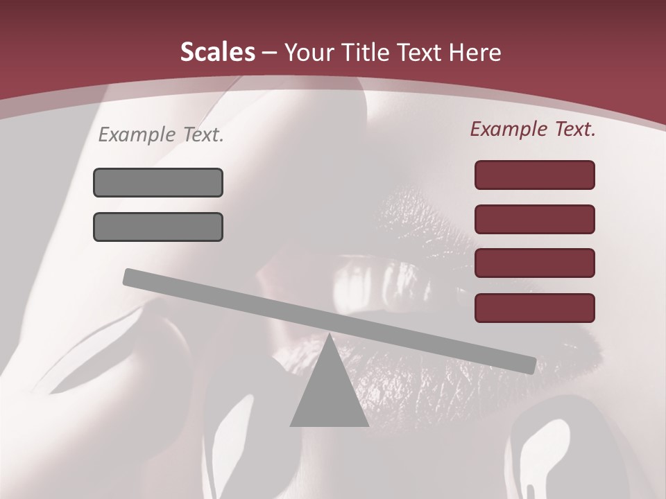 Fur Large Isolated PowerPoint Template