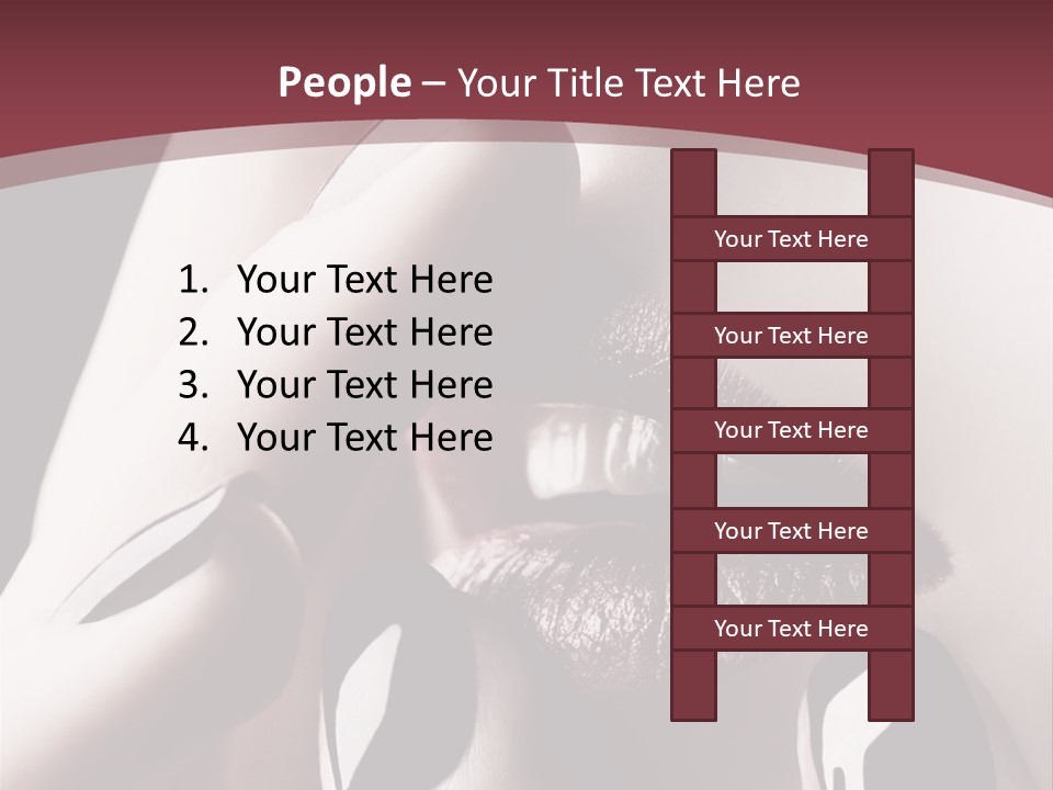 Fur Large Isolated PowerPoint Template