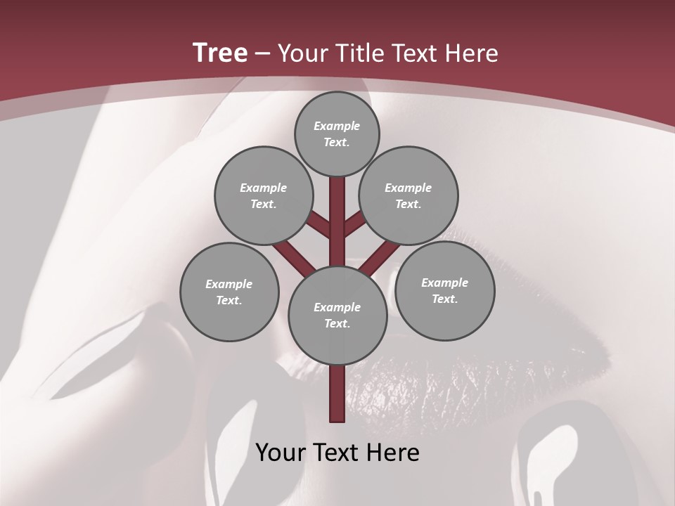 Fur Large Isolated PowerPoint Template