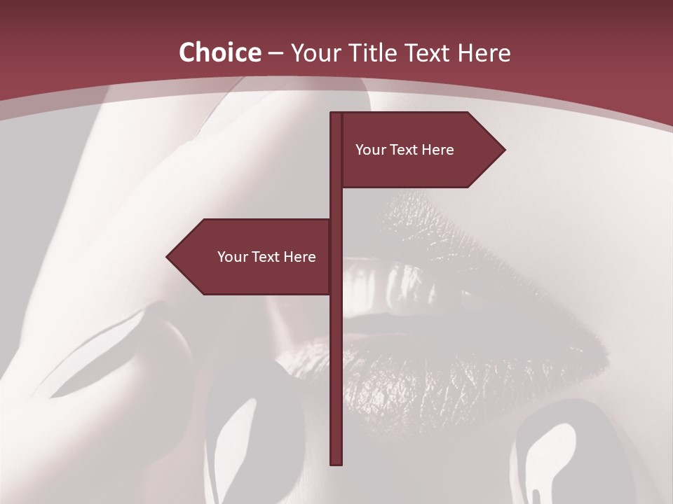 Fur Large Isolated PowerPoint Template