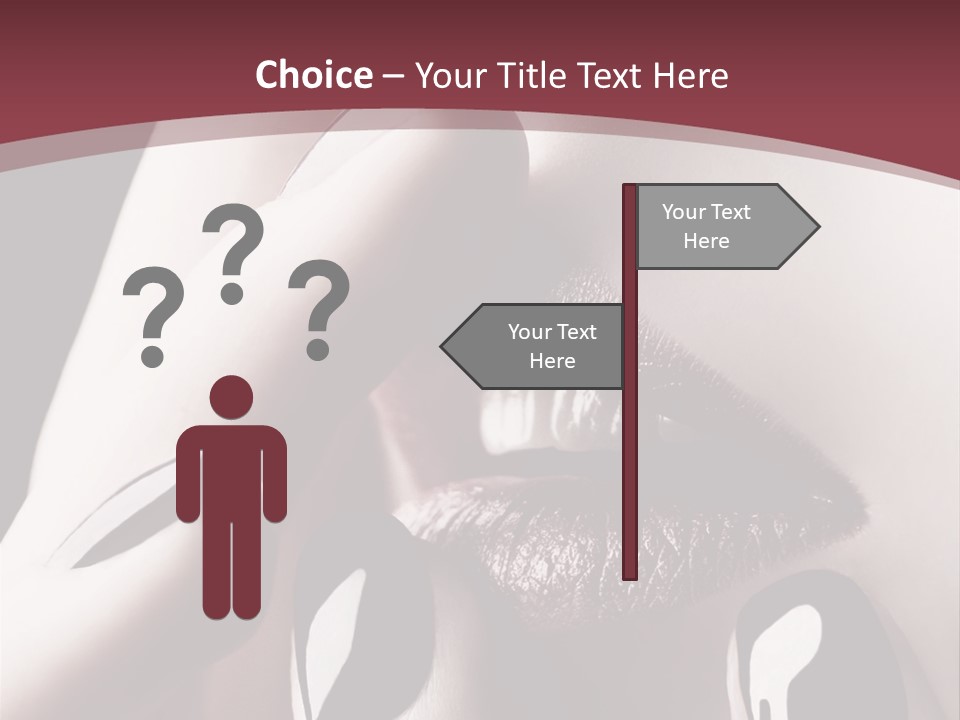 Fur Large Isolated PowerPoint Template