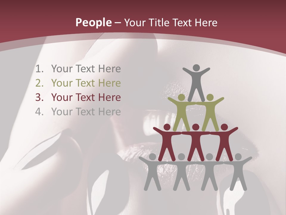 Fur Large Isolated PowerPoint Template