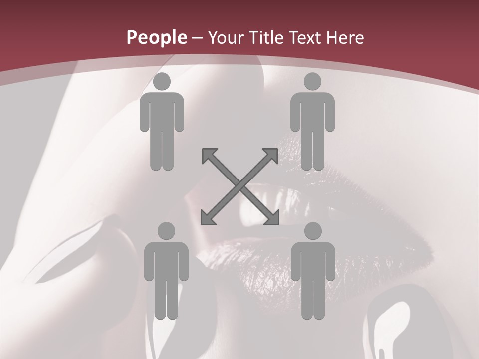 Fur Large Isolated PowerPoint Template