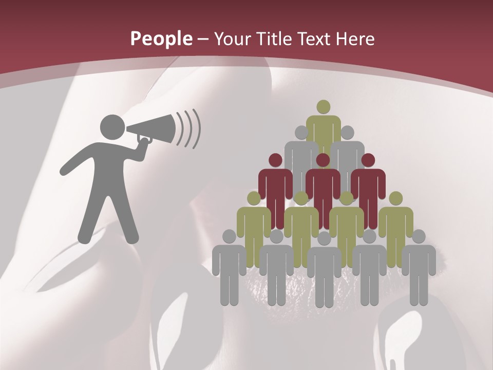 Fur Large Isolated PowerPoint Template