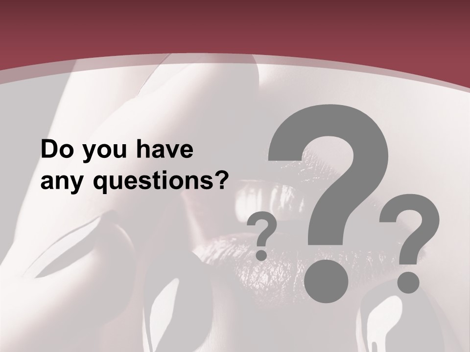 Fur Large Isolated PowerPoint Template