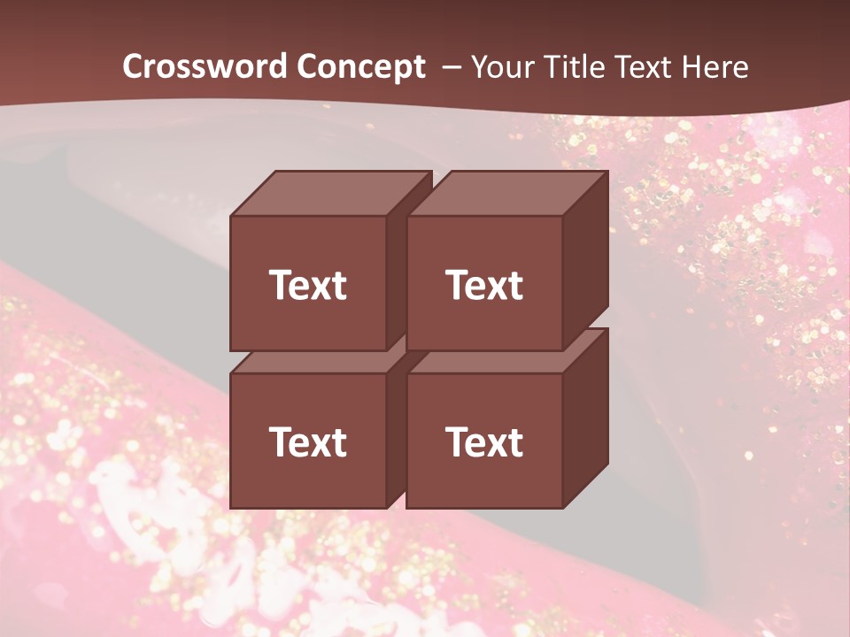 Closeup Lipgloss Mouth PowerPoint Template