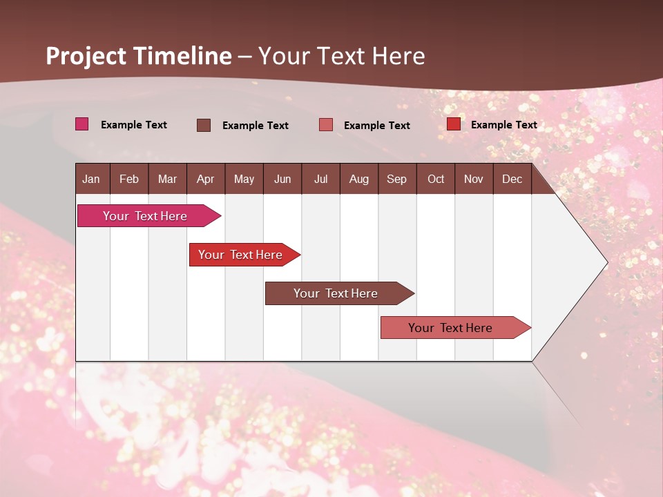Closeup Lipgloss Mouth PowerPoint Template