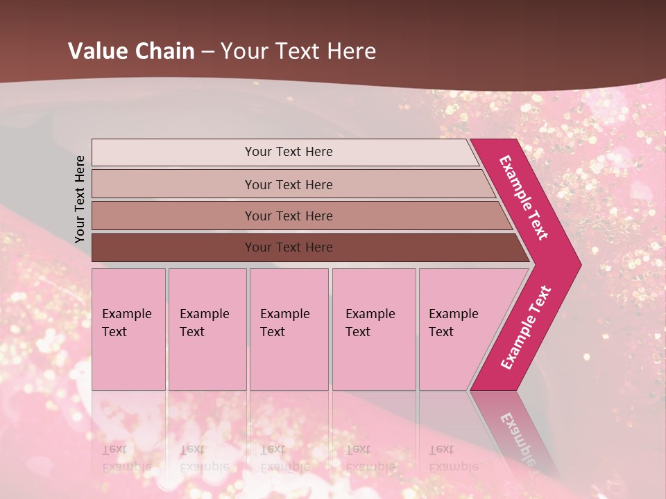 Closeup Lipgloss Mouth PowerPoint Template