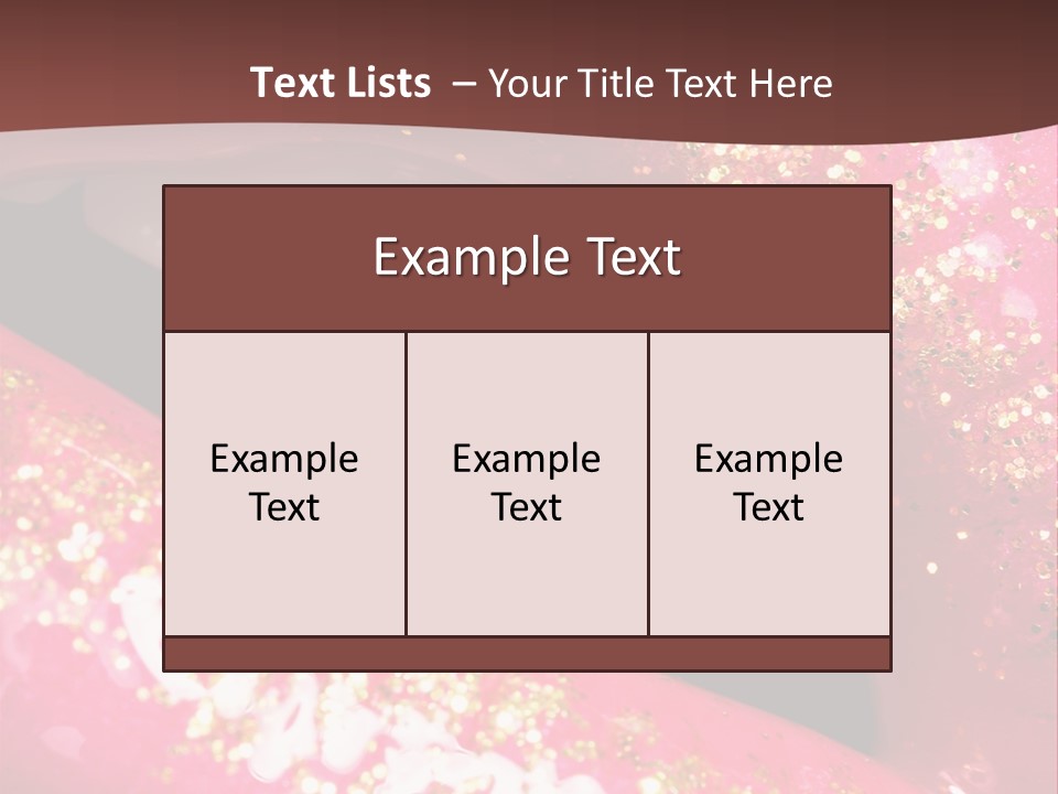 Closeup Lipgloss Mouth PowerPoint Template
