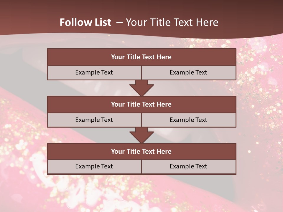 Closeup Lipgloss Mouth PowerPoint Template