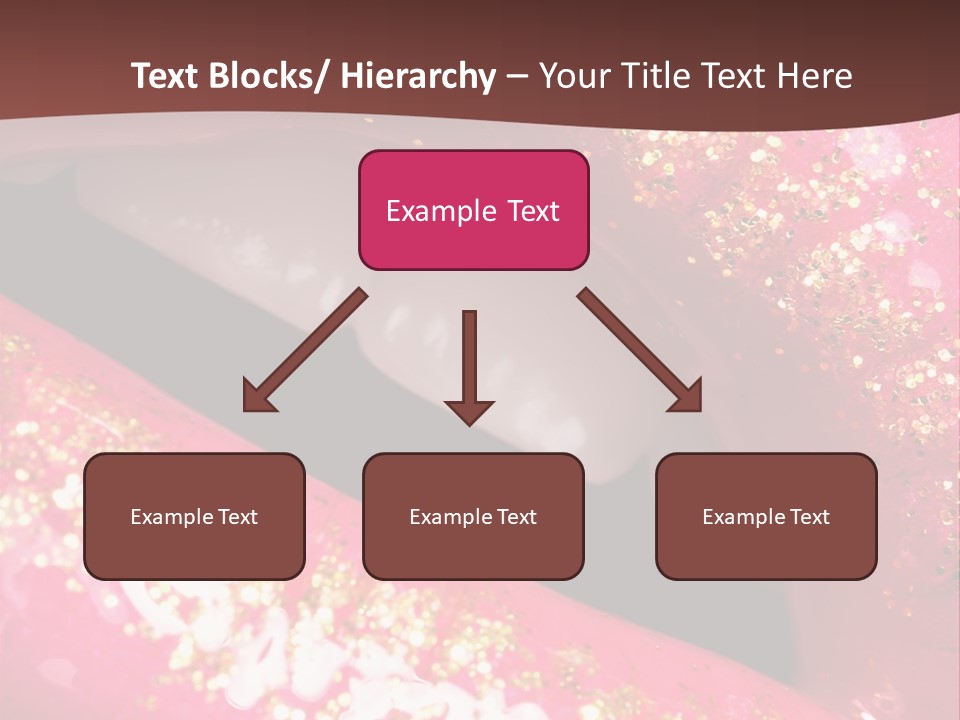 Closeup Lipgloss Mouth PowerPoint Template