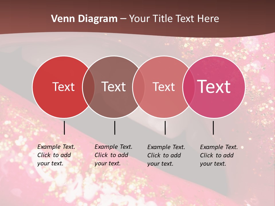 Closeup Lipgloss Mouth PowerPoint Template