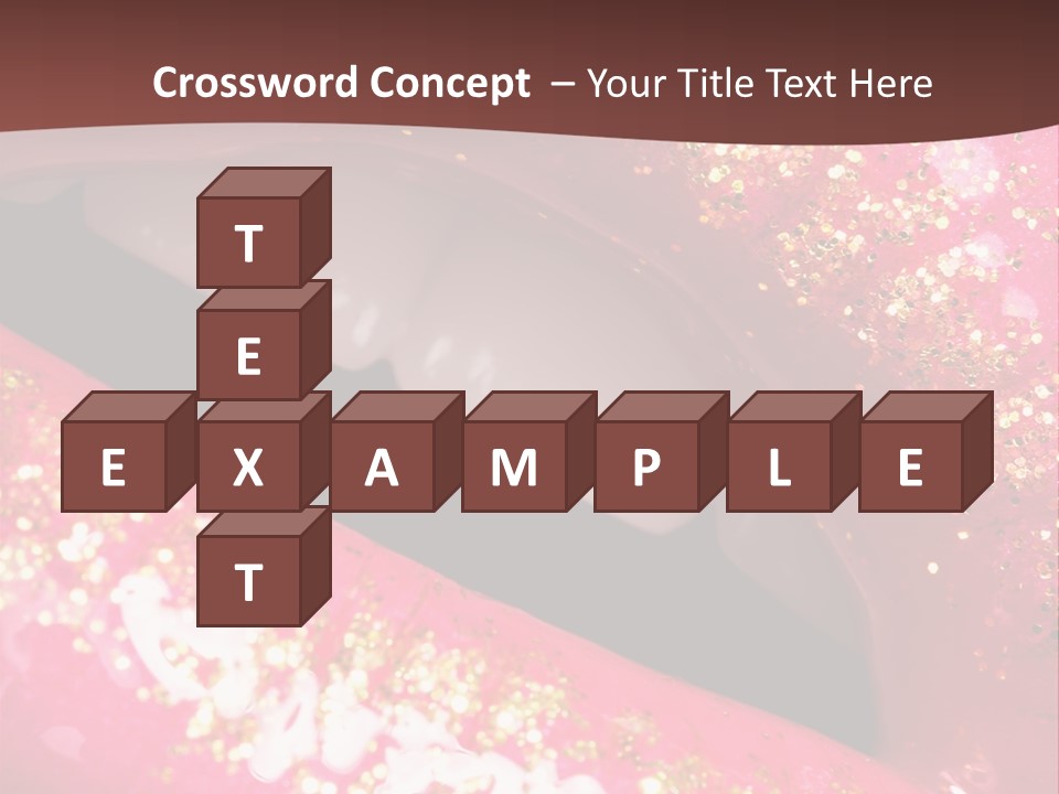 Closeup Lipgloss Mouth PowerPoint Template