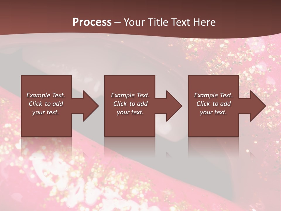 Closeup Lipgloss Mouth PowerPoint Template