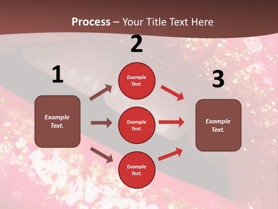 Closeup Lipgloss Mouth PowerPoint Template