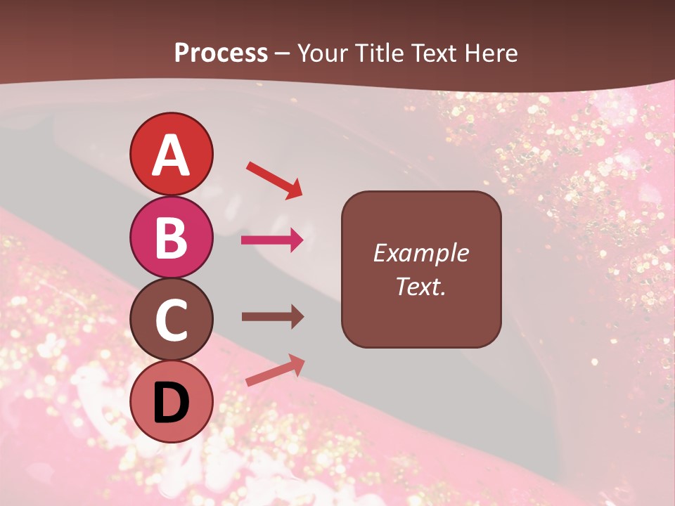 Closeup Lipgloss Mouth PowerPoint Template