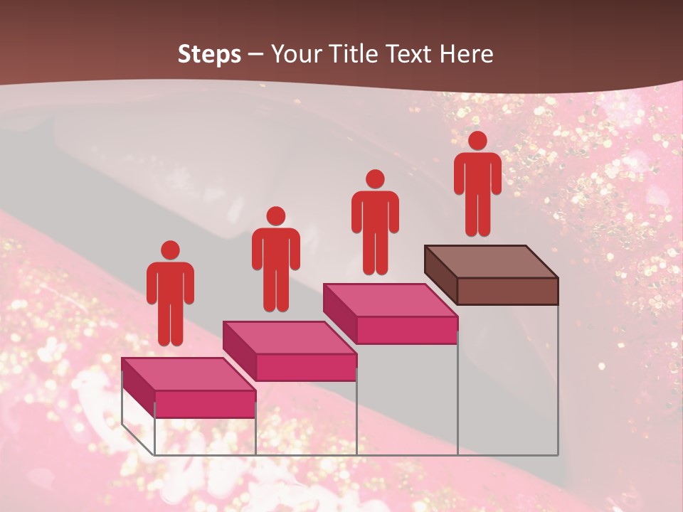 Closeup Lipgloss Mouth PowerPoint Template