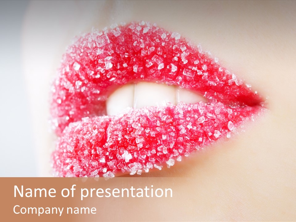 Women Happiness Crystals PowerPoint Template