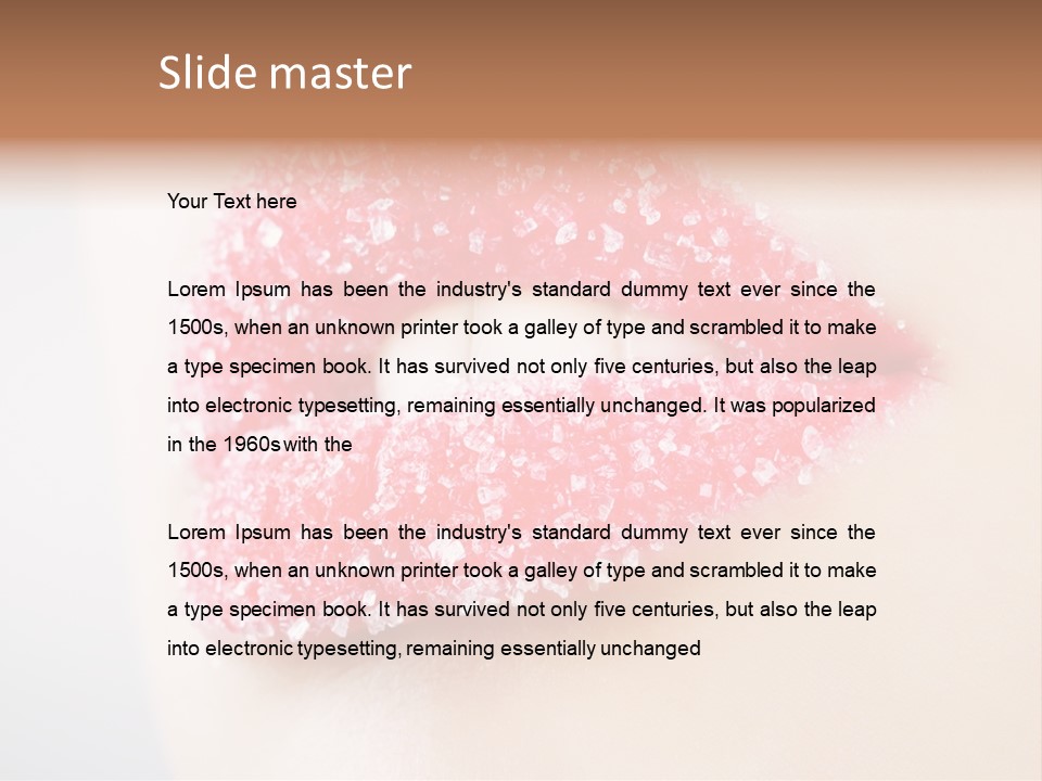 Women Happiness Crystals PowerPoint Template