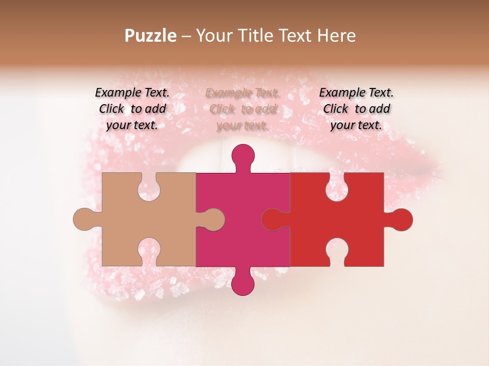 Women Happiness Crystals PowerPoint Template