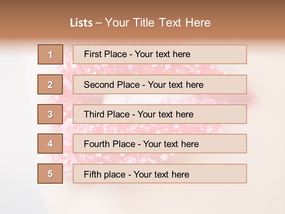 Women Happiness Crystals PowerPoint Template