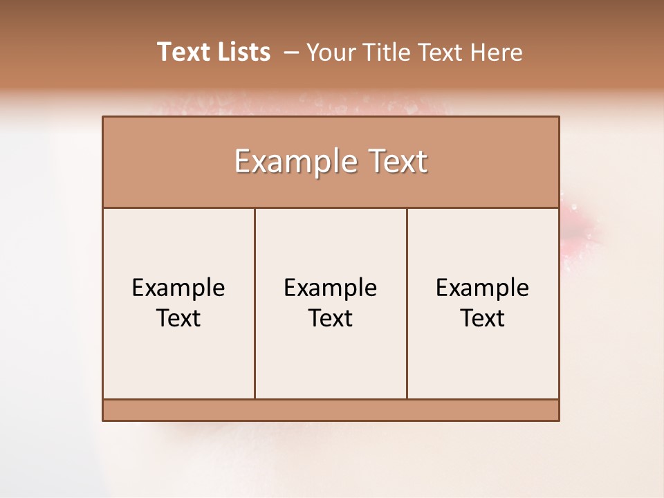 Women Happiness Crystals PowerPoint Template