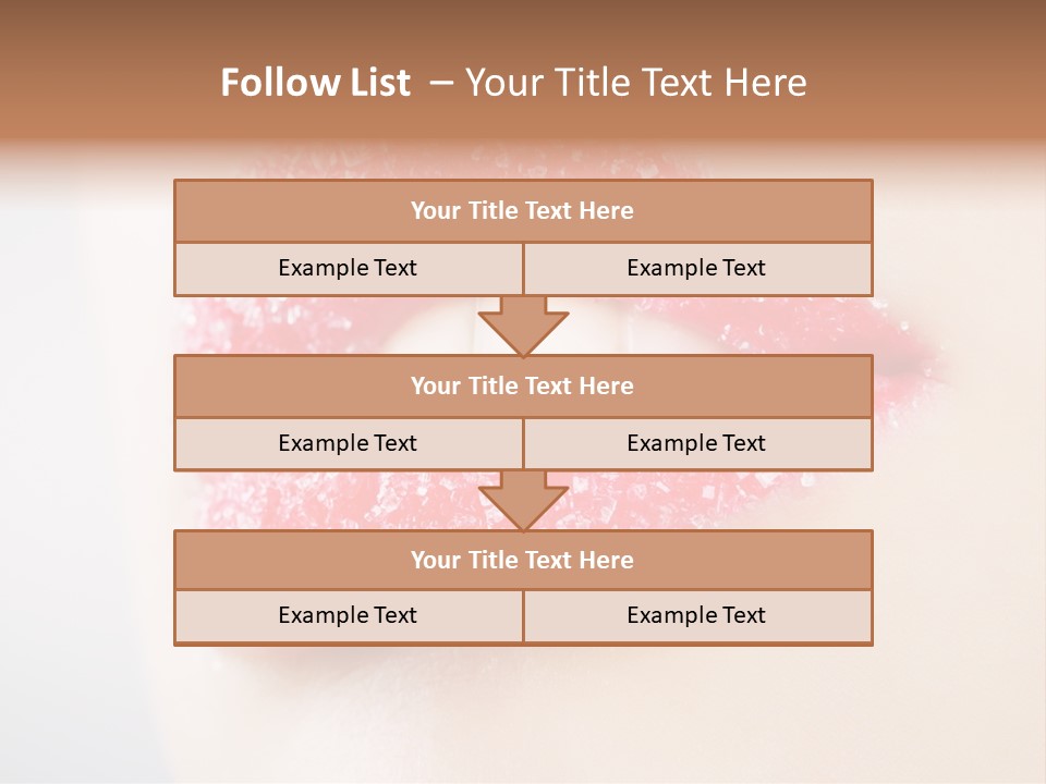 Women Happiness Crystals PowerPoint Template