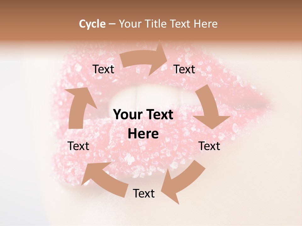 Women Happiness Crystals PowerPoint Template