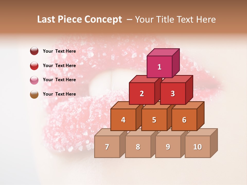 Women Happiness Crystals PowerPoint Template