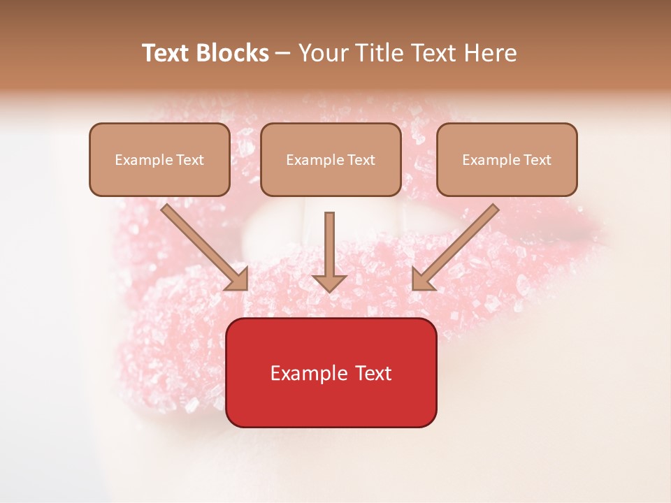 Women Happiness Crystals PowerPoint Template