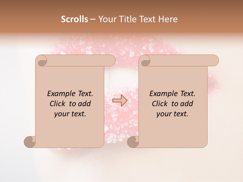 Women Happiness Crystals PowerPoint Template