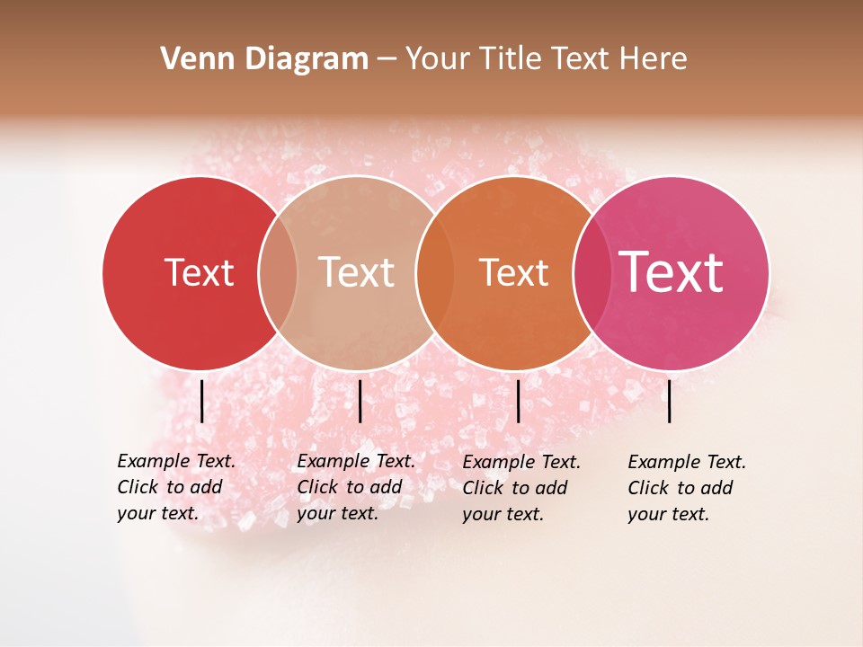 Women Happiness Crystals PowerPoint Template