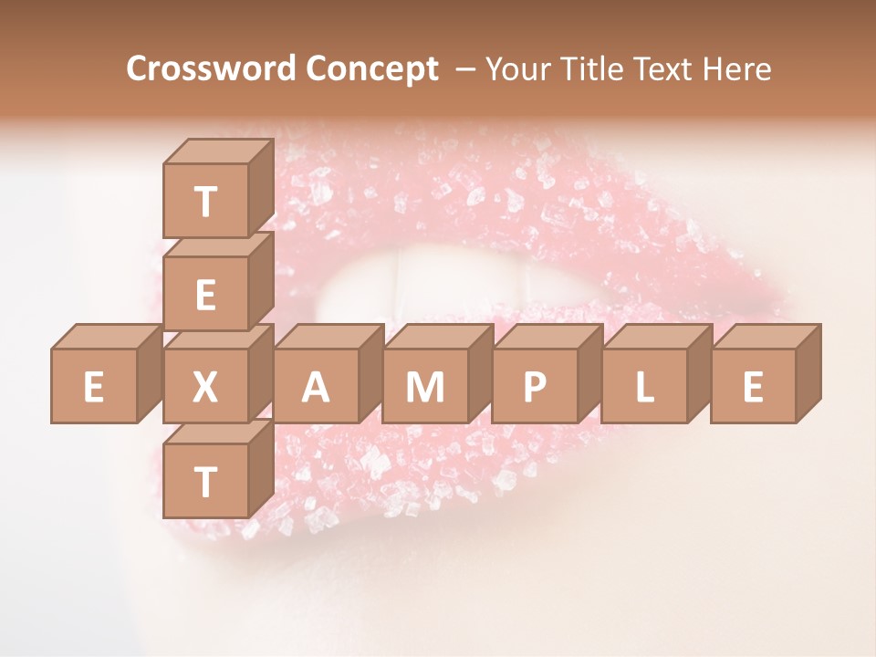 Women Happiness Crystals PowerPoint Template