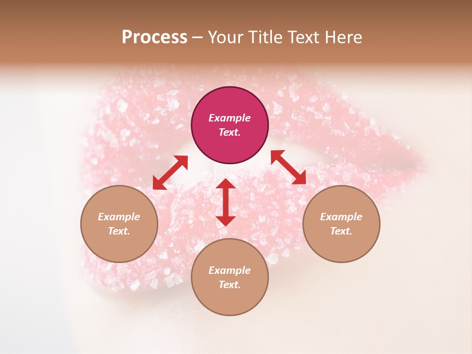 Women Happiness Crystals PowerPoint Template