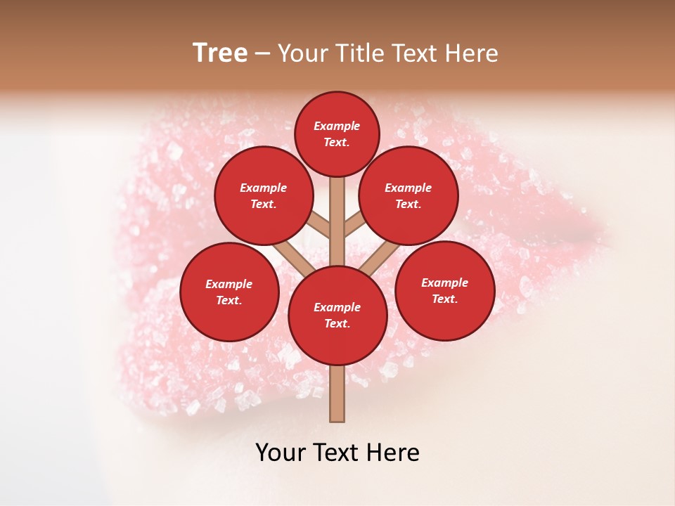 Women Happiness Crystals PowerPoint Template