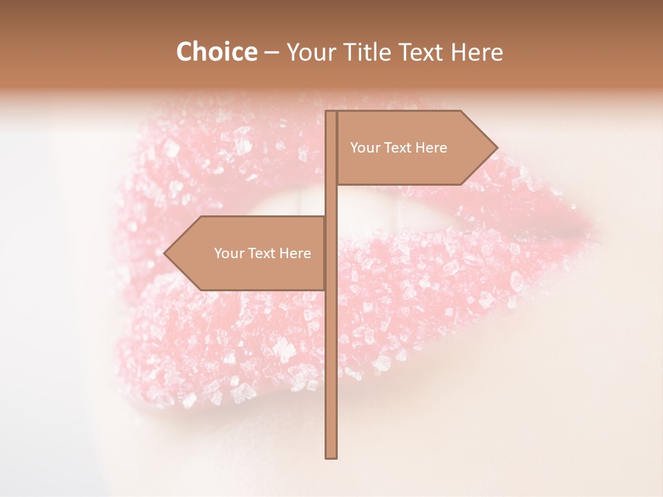 Women Happiness Crystals PowerPoint Template