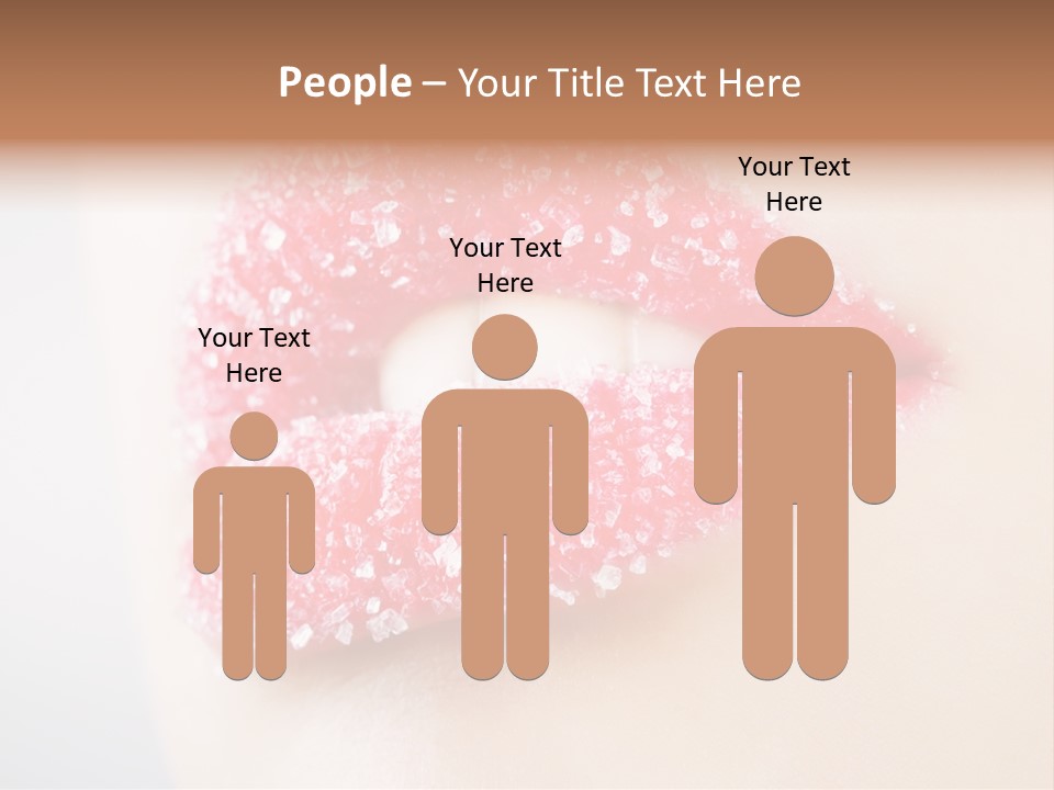 Women Happiness Crystals PowerPoint Template