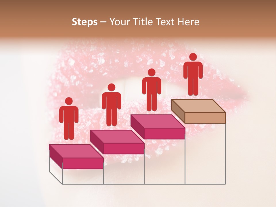 Women Happiness Crystals PowerPoint Template