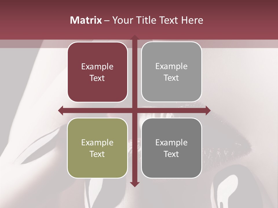Kiss Sad Erotic PowerPoint Template