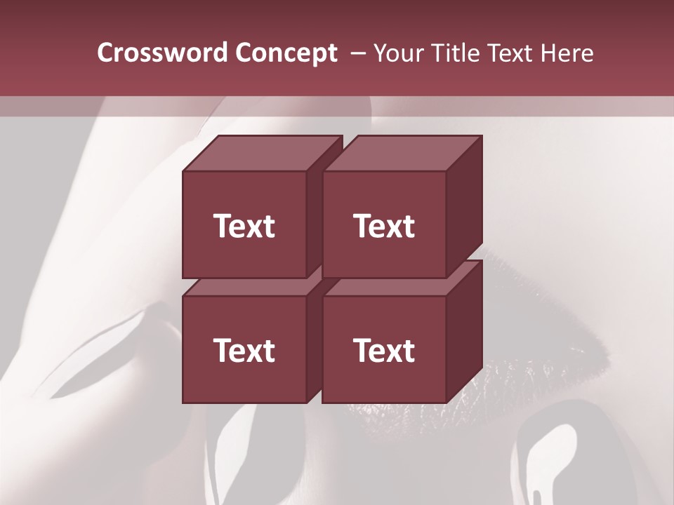 Kiss Sad Erotic PowerPoint Template