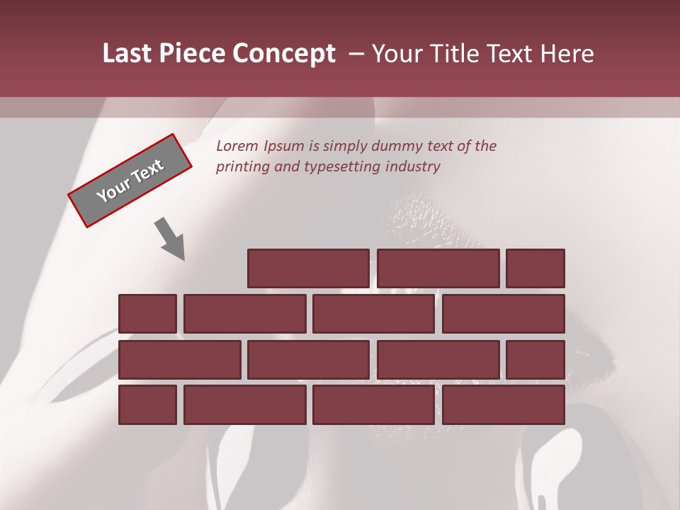 Kiss Sad Erotic PowerPoint Template
